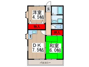 ラポ－ルハイツⅡの物件間取画像